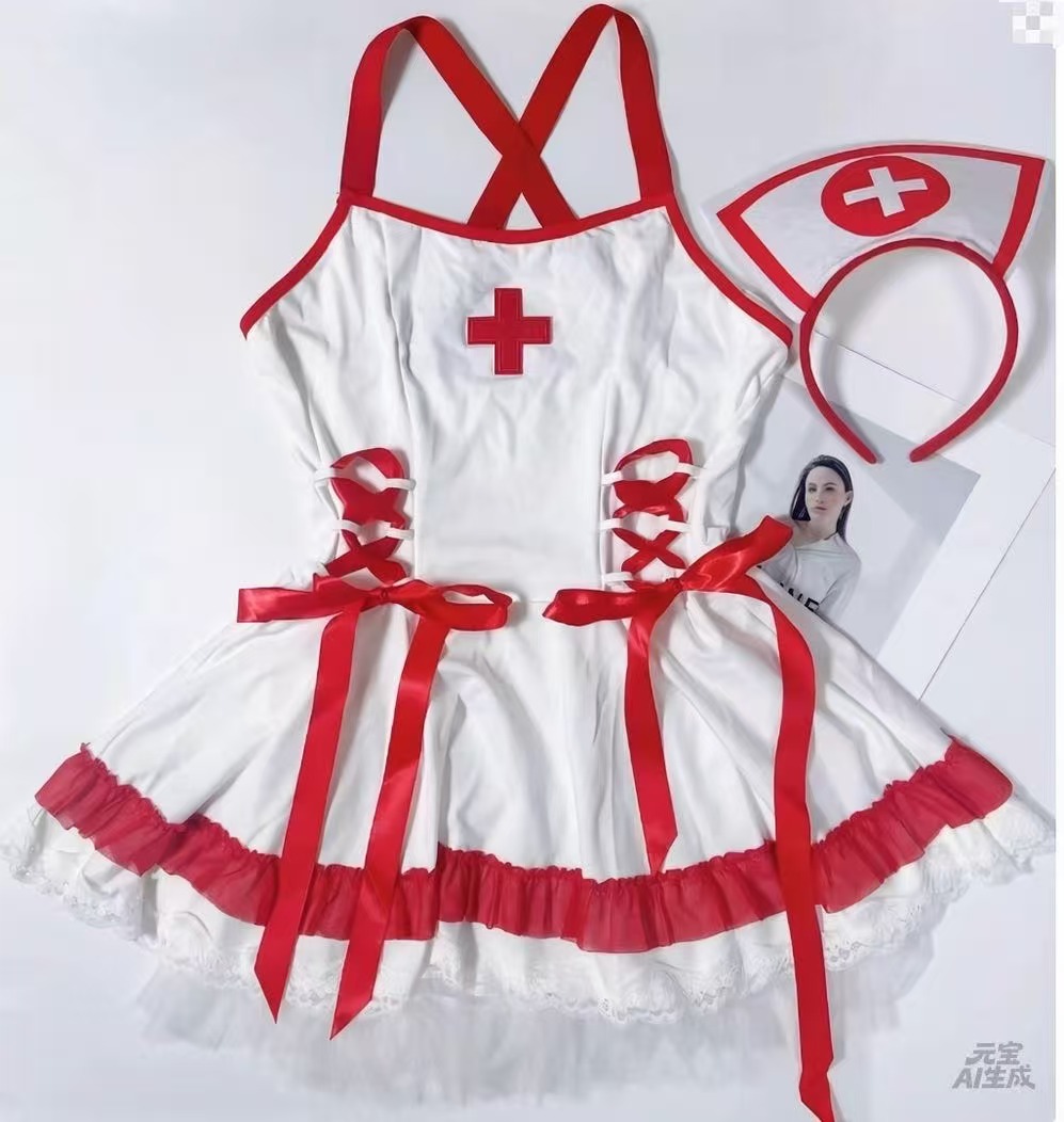 Medical Lab Uniform - Sexy Performance Wear Uniform Lingerie Nurse