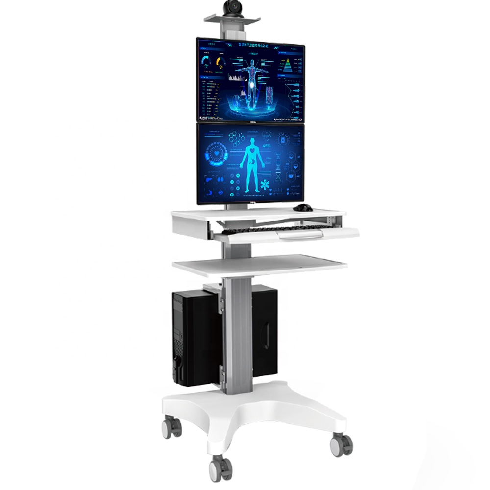 Medical Lab Officer - ABS Plastic Mobile Adjustable Hospital Medical