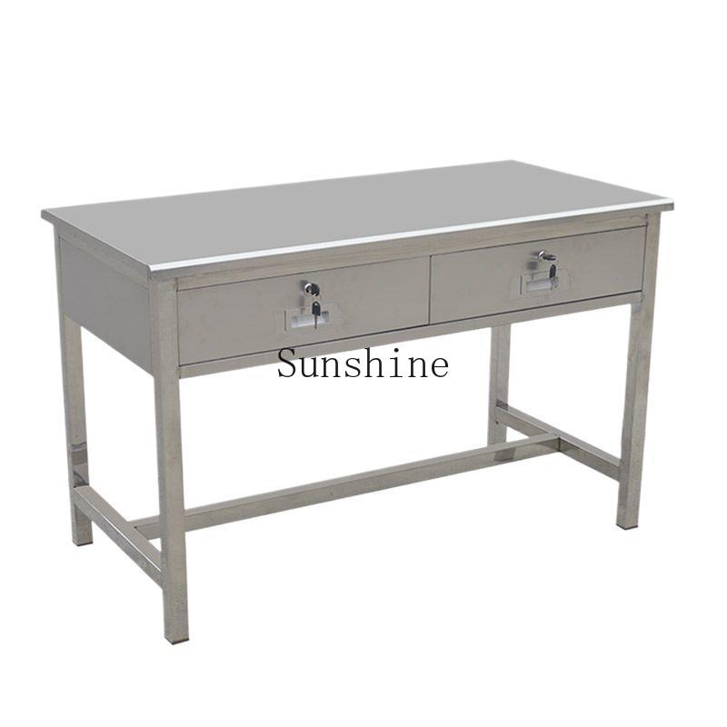 Medical Lab Officer - 304 stainless steel computer desk office,