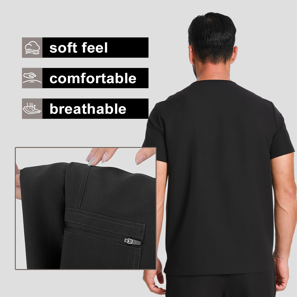 KUNGFU SCRUBS Men Surgical Uni - Medical Lab Uniform 评论和价格