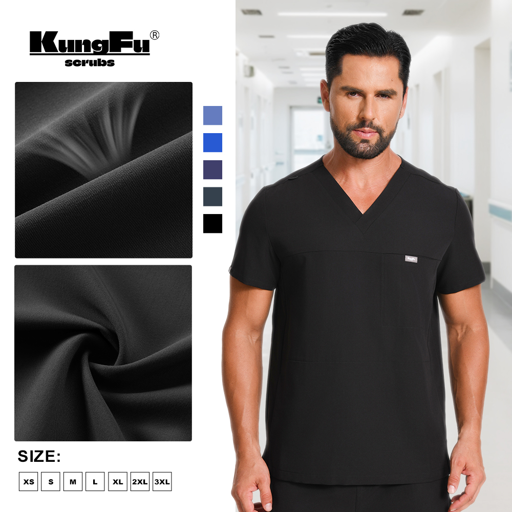 KUNGFU SCRUBS Men Surgical Uni - Medical Lab Uniform 评论和价格