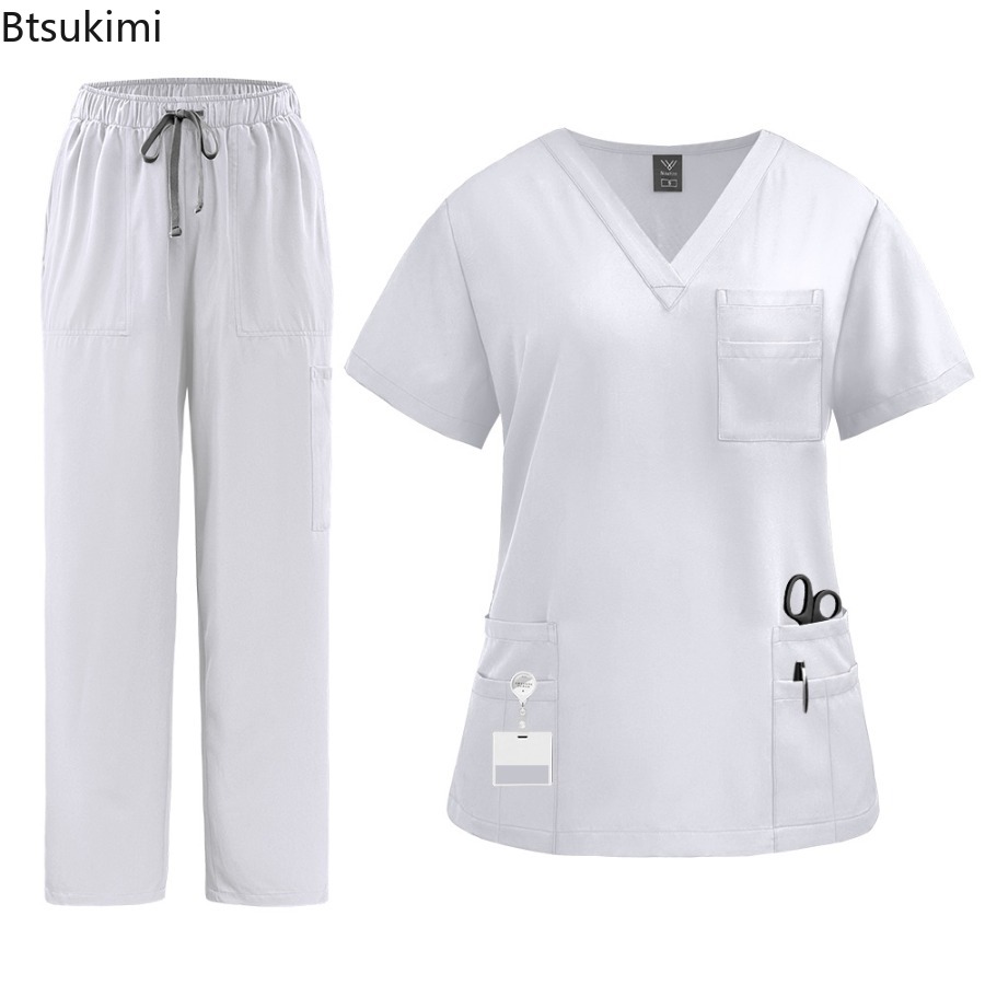 Uniform Nurse Women Scrub Shor - Medical Lab Uniform 评论和价格
