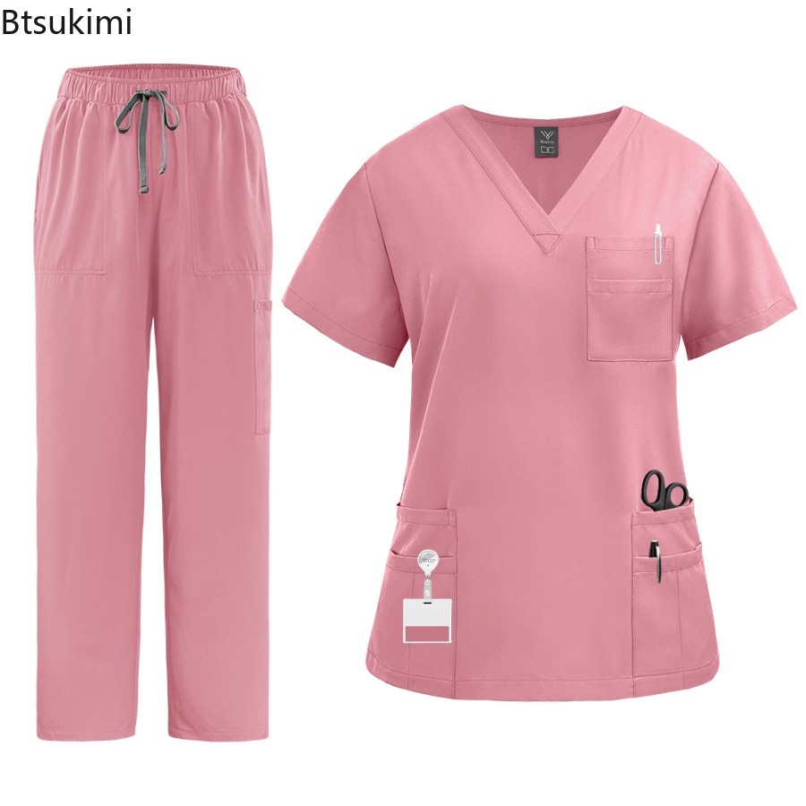 Uniform Nurse Women Scrub Shor - Medical Lab Uniform 评论和价格