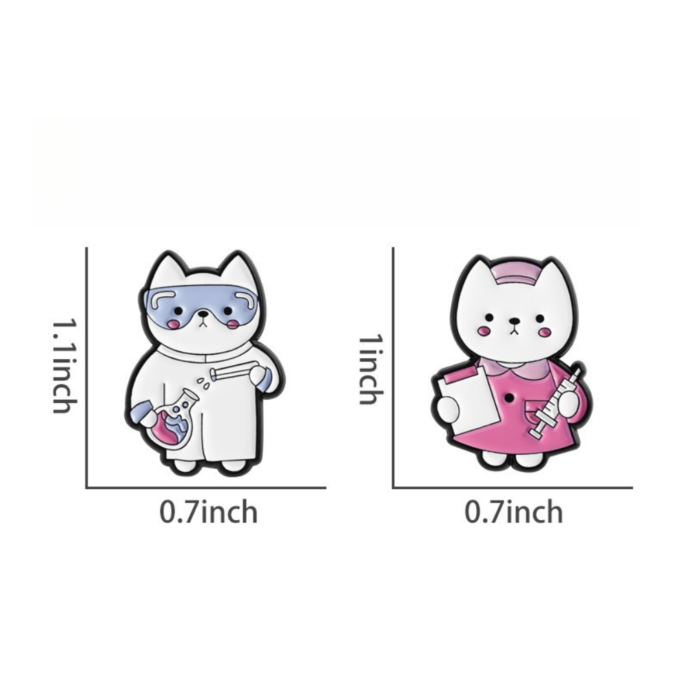 Cute Cat Nurse Lab Worker Broo - Medical Lab Images 评论和价格