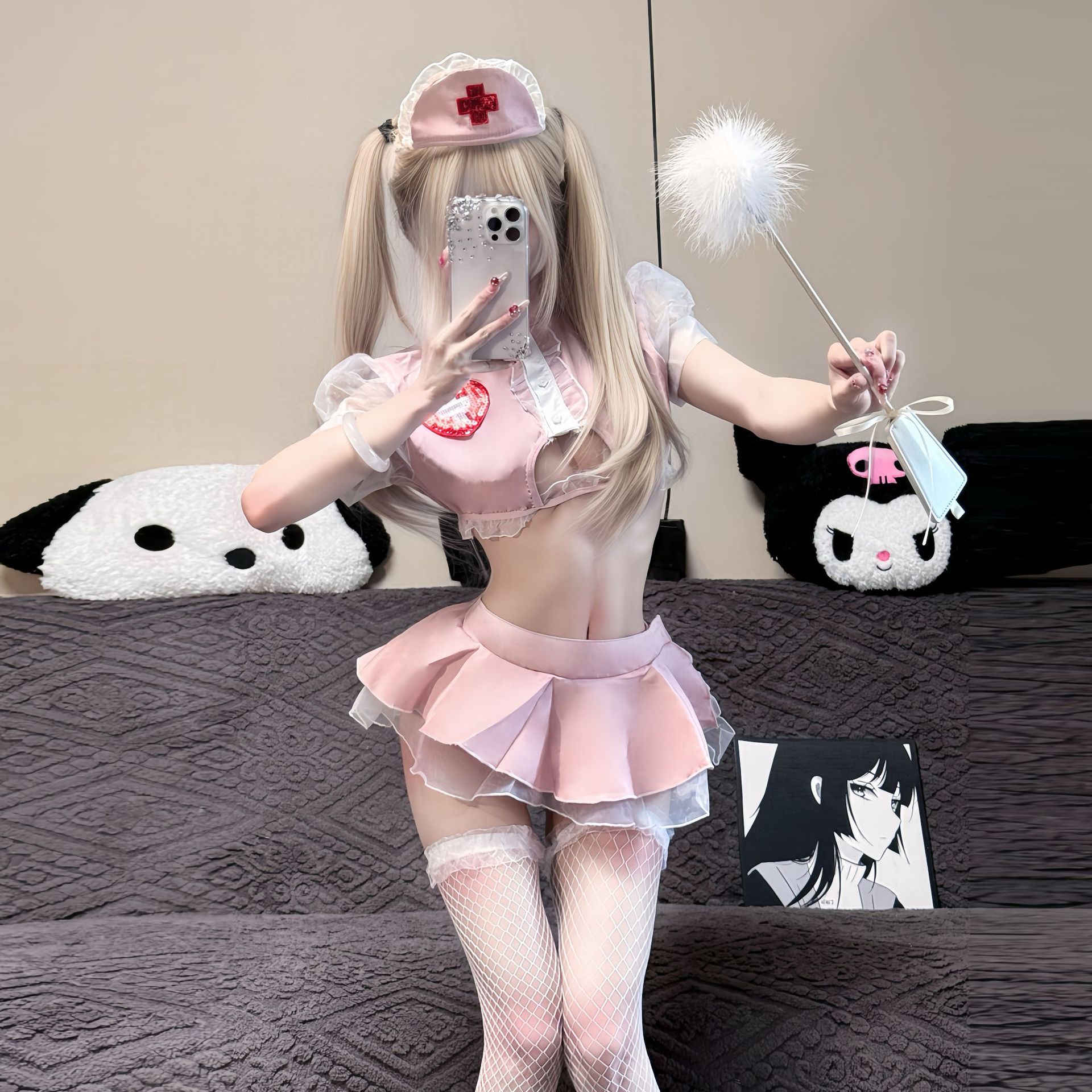 Sexy lingerie; cute nurse role - Medical Lab Uniform 评论和价格