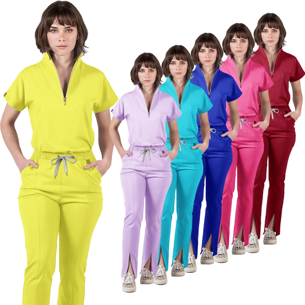Pure Color Operating Room Unif - Medical Lab Uniform 评论和价格
