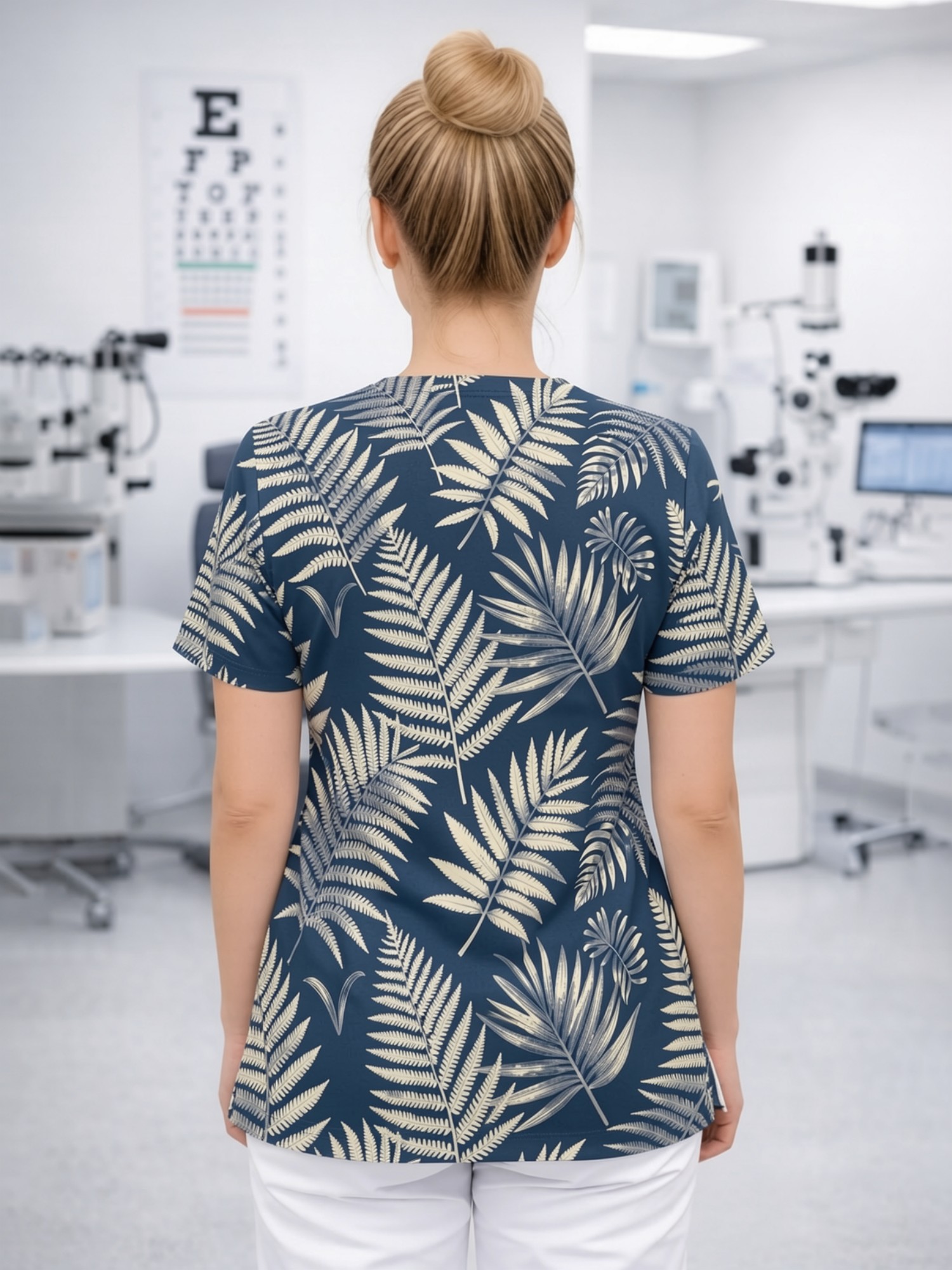 Womens Charming V Neck Scrub T - Medical Lab Uniform 评论和价格