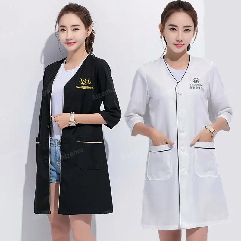Black short beauty uniform dre - Medical Lab Logo 评论和价格