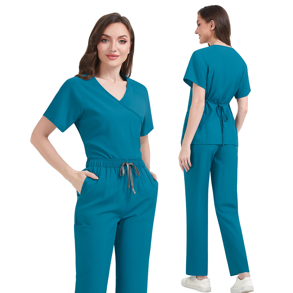Slim Fit Women Scrubs Sets Hos - Medical Lab Uniform 评论和价格