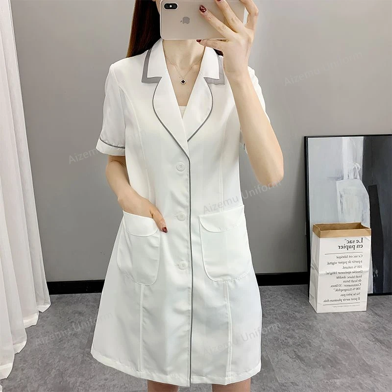 Women Short Spa Uniforms logo  - Medical Lab Logo 评论和价格