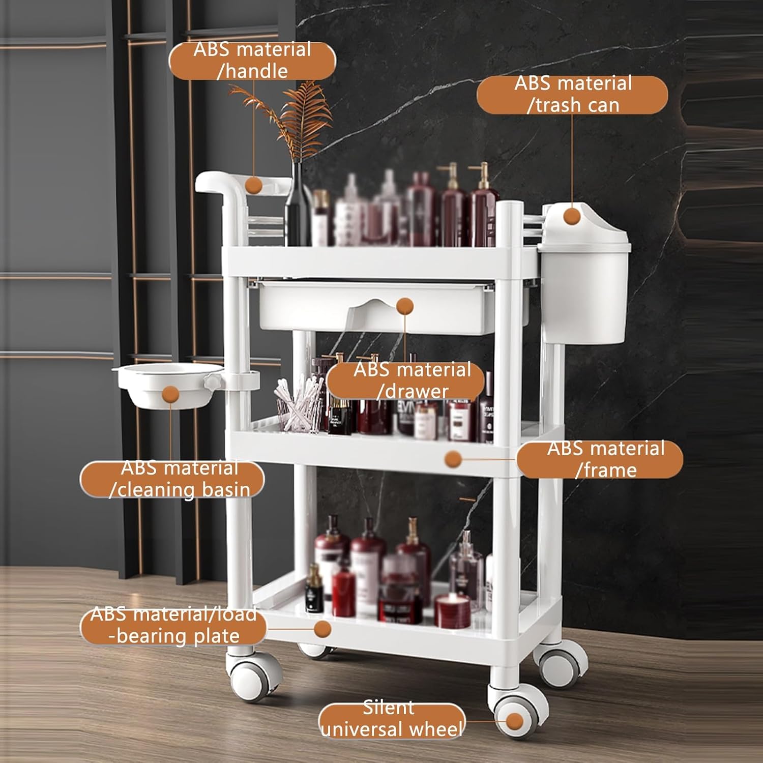 3-Tier Medical Utility Cart Wi - Medical Lab Officer 评论和价格